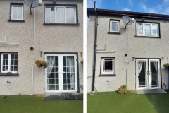 A-Rated French Doors & Windows in White Clondalkin, Dublin Before & After August 2022