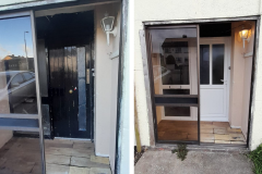A-Rated White uPVC Door and Side Light