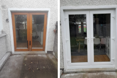 A-Rated White uPVC French Doors South County Dublin February 2022