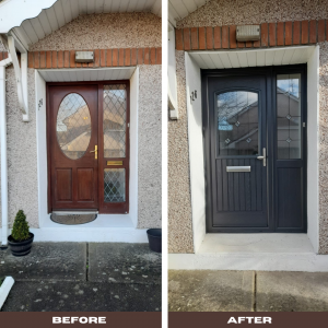 Palladio Composite Door Before and After
